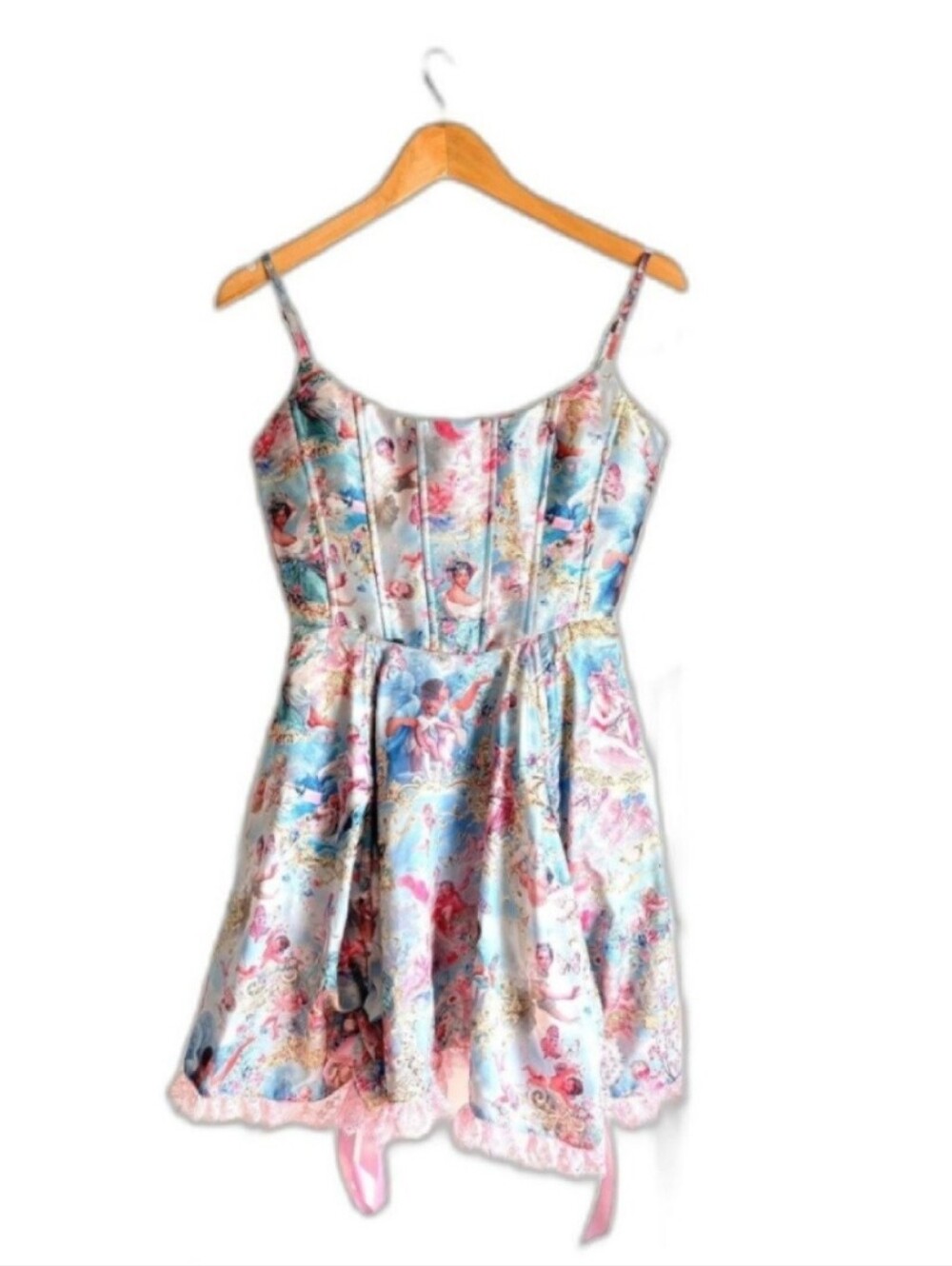 Dolls Kill Sugar Thrillz Divine Lush Opulence Corset Dress, NWT, Sz S